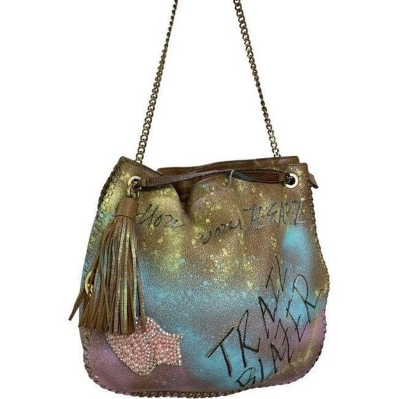 Michael Kors Handbags - michael kors graffiti customized with multicolor s